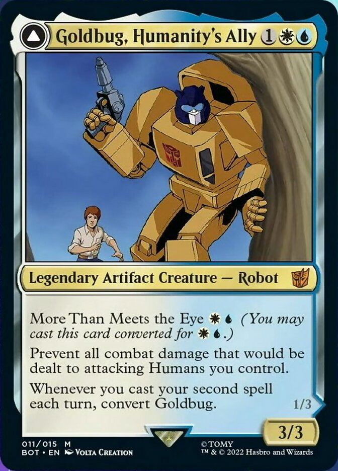 Goldbug, Humanity's Ally // Goldbug, Scrappy Scout [Universes Beyond: Transformers] | Exor Games Bridgewater