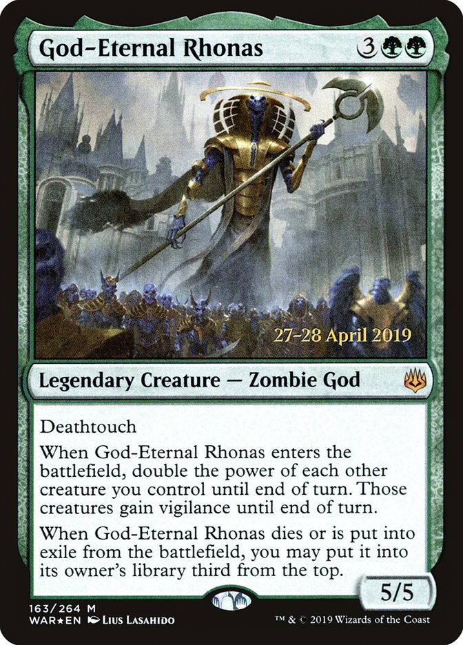 God-Eternal Rhonas  [War of the Spark Prerelease Promos] | Exor Games Bridgewater