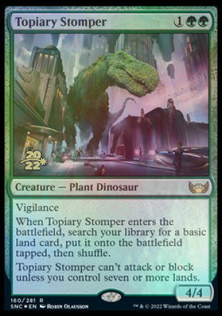 Topiary Stomper [Streets of New Capenna Prerelease Promos] | Exor Games Bridgewater