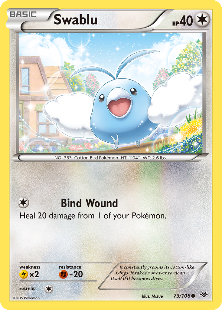 Swablu (73/108) [XY: Roaring Skies] | Exor Games Bridgewater