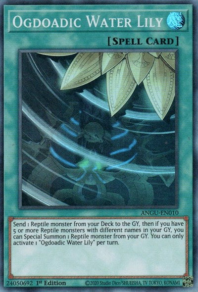 Ogdoadic Water Lily (Super Rare) [ANGU-EN010] Super Rare | Exor Games Bridgewater