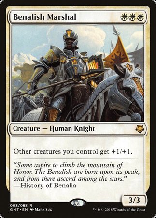 Benalish Marshal [Game Night] | Exor Games Bridgewater