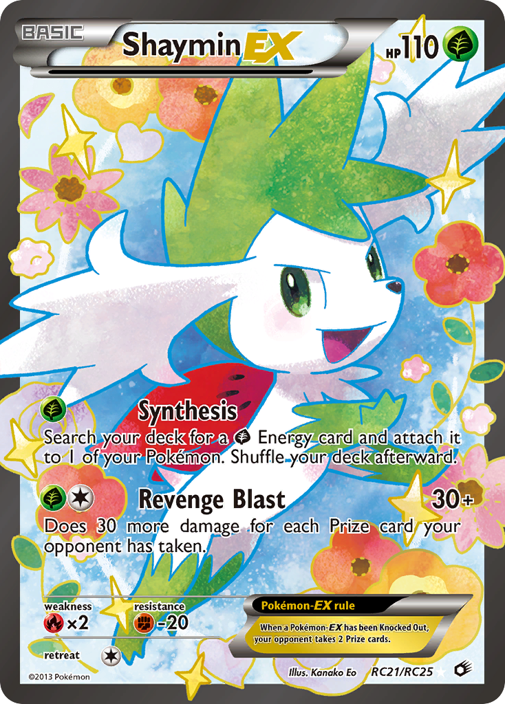 Shaymin EX (RC21/RC25) [Black & White: Legendary Treasures] | Exor Games Bridgewater