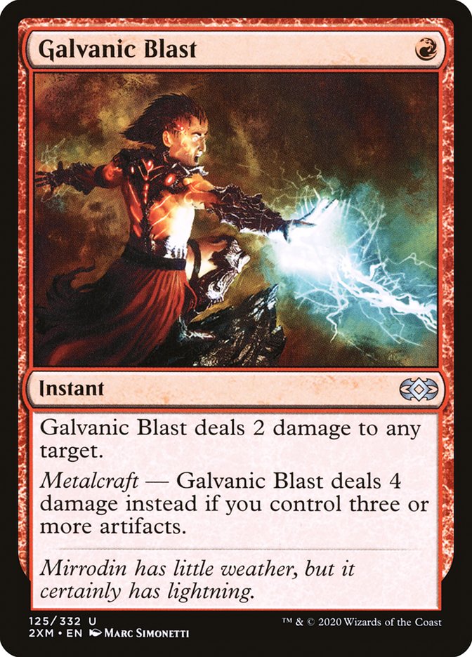 Galvanic Blast [Double Masters] | Exor Games Bridgewater