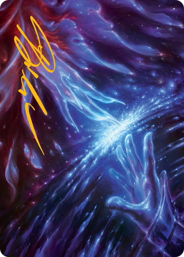 Transcendent Message Art Card (Gold-Stamped Signature) [March of the Machine Art Series] | Exor Games Bridgewater