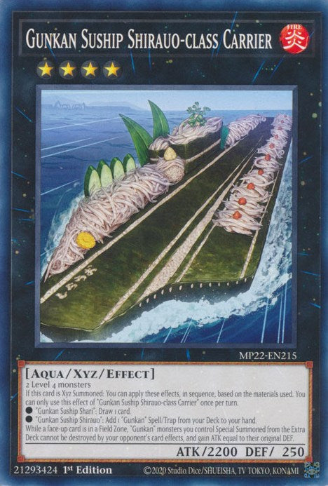 Gunkan Suship Shirauo-class Carrier [MP22-EN215] Common | Exor Games Bridgewater