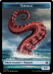 Tentacle // Human (26) Double-Sided Token [March of the Machine Commander Tokens] | Exor Games Bridgewater