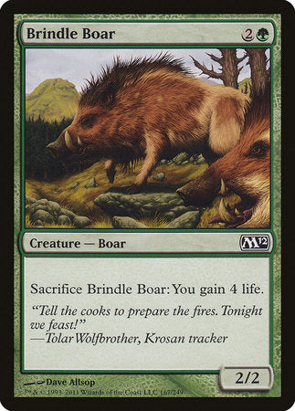 Brindle Boar [Magic 2012] | Exor Games Bridgewater