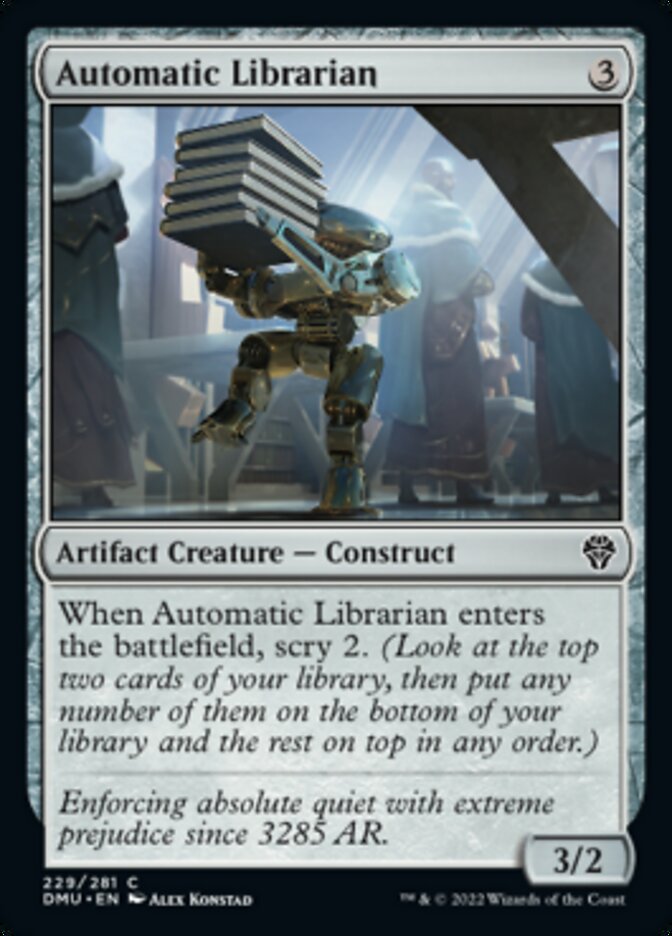 Automatic Librarian [Dominaria United] | Exor Games Bridgewater