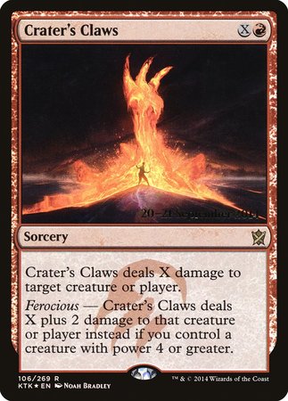 Crater's Claws [Khans of Tarkir Promos] | Exor Games Bridgewater