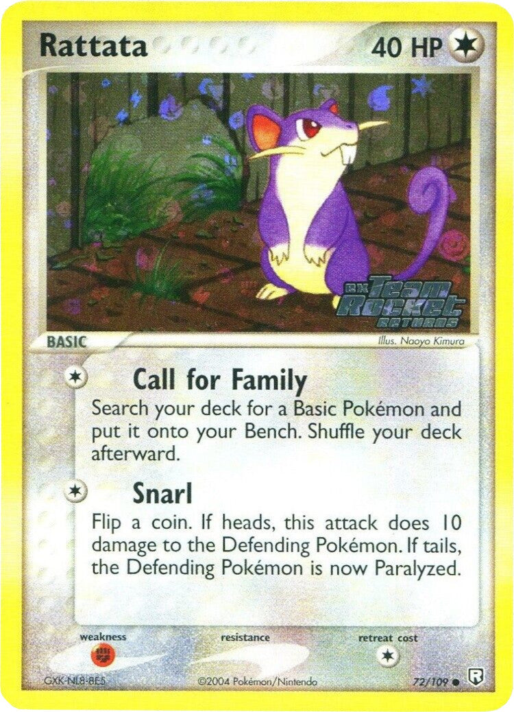 Rattata (72/109) (Stamped) [EX: Team Rocket Returns] | Exor Games Bridgewater