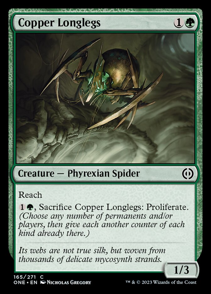 Copper Longlegs [Phyrexia: All Will Be One] | Exor Games Bridgewater