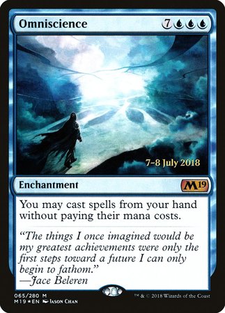 Omniscience [Core Set 2019 Promos] | Exor Games Bridgewater