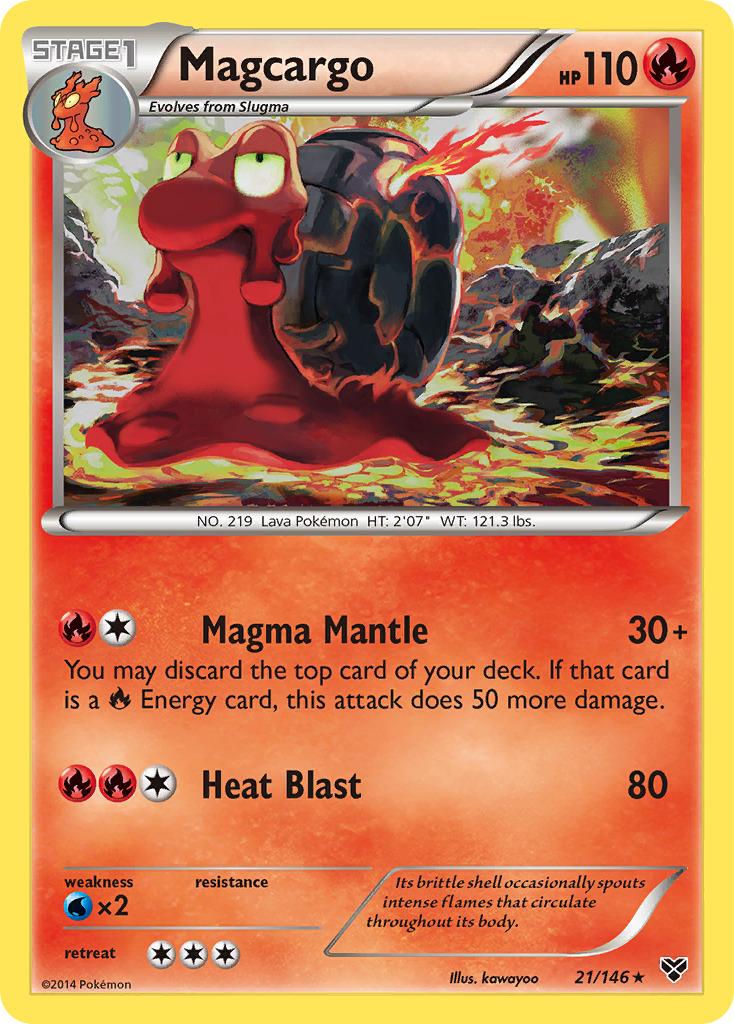 Magcargo (21/146) [XY: Base Set] | Exor Games Bridgewater