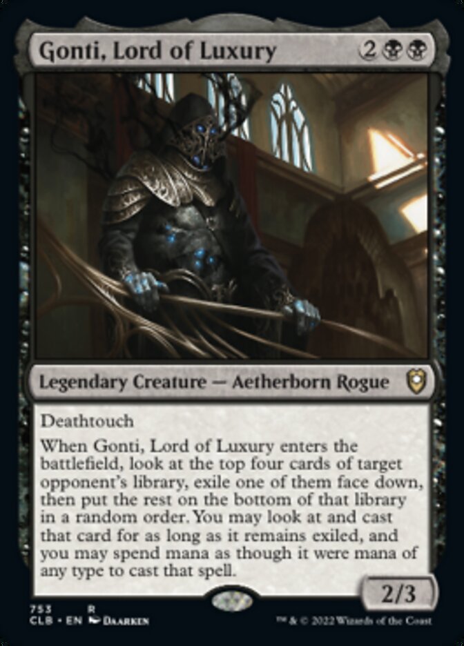 Gonti, Lord of Luxury [Commander Legends: Battle for Baldur's Gate] | Exor Games Bridgewater