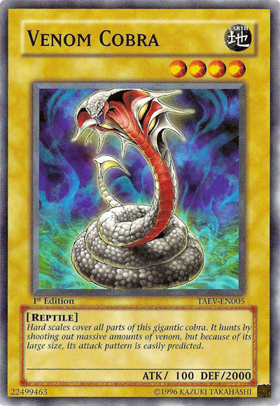 Venom Cobra [TAEV-EN005] Common | Exor Games Bridgewater
