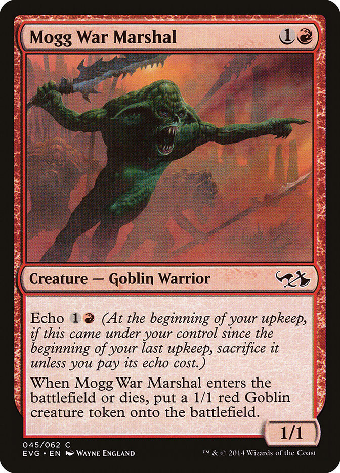 Mogg War Marshal (Elves vs. Goblins) [Duel Decks Anthology] | Exor Games Bridgewater