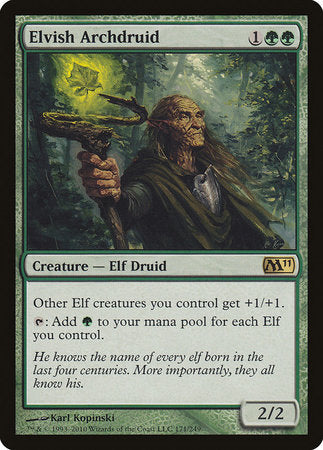 Elvish Archdruid [Magic 2011] | Exor Games Bridgewater