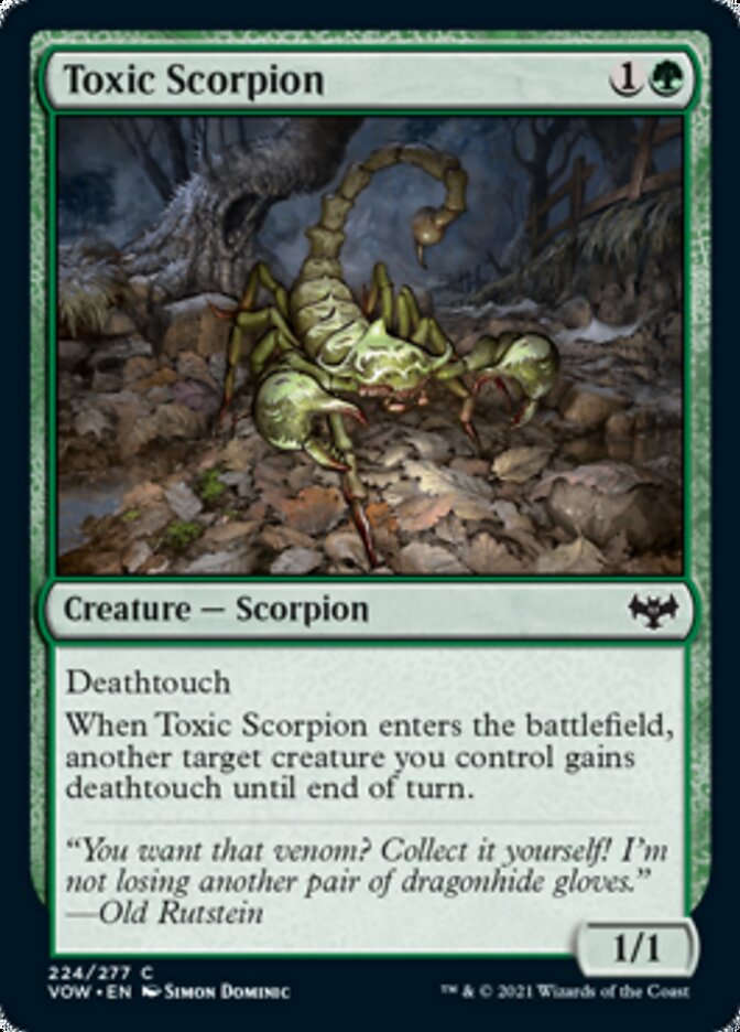 Toxic Scorpion [Innistrad: Crimson Vow] | Exor Games Bridgewater