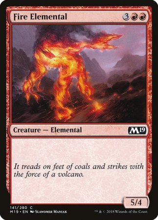 Fire Elemental [Core Set 2019] | Exor Games Bridgewater