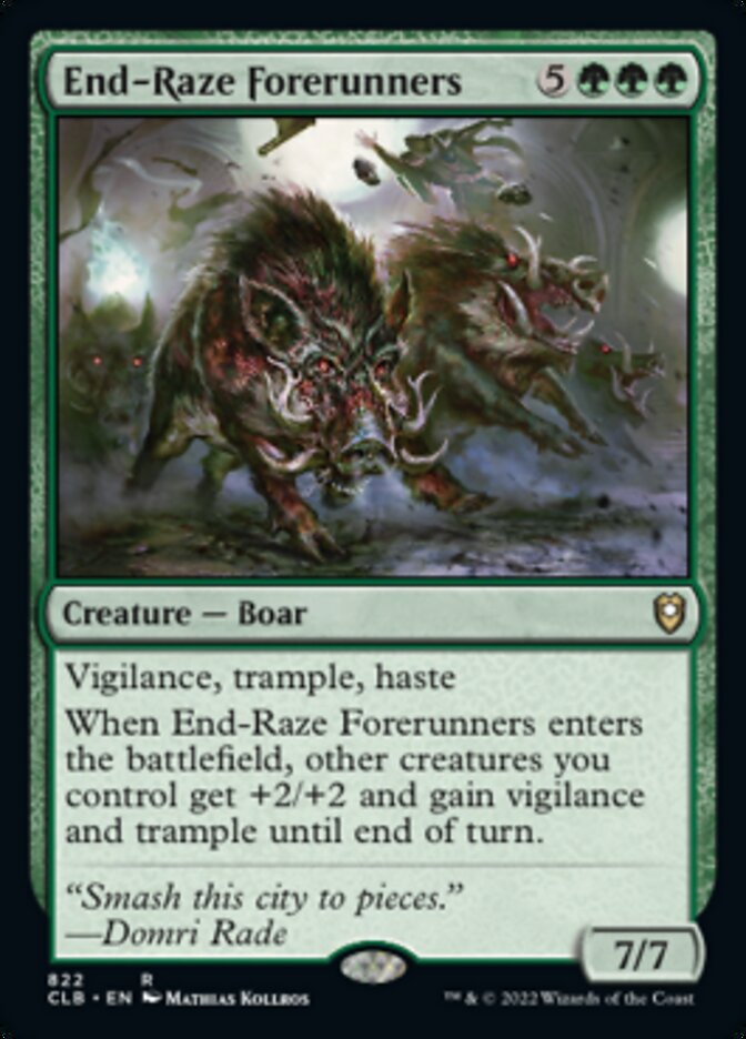 End-Raze Forerunners [Commander Legends: Battle for Baldur's Gate] | Exor Games Bridgewater