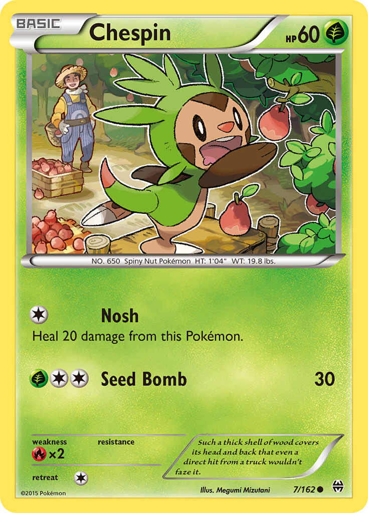 Chespin (7/162) [XY: BREAKthrough] | Exor Games Bridgewater