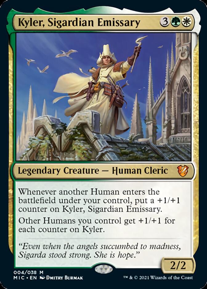 Kyler, Sigardian Emissary [Innistrad: Midnight Hunt Commander] | Exor Games Bridgewater