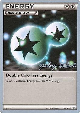 Double Colorless Energy (92/99) (CMT - Zachary Bokhari) [World Championships 2012] | Exor Games Bridgewater