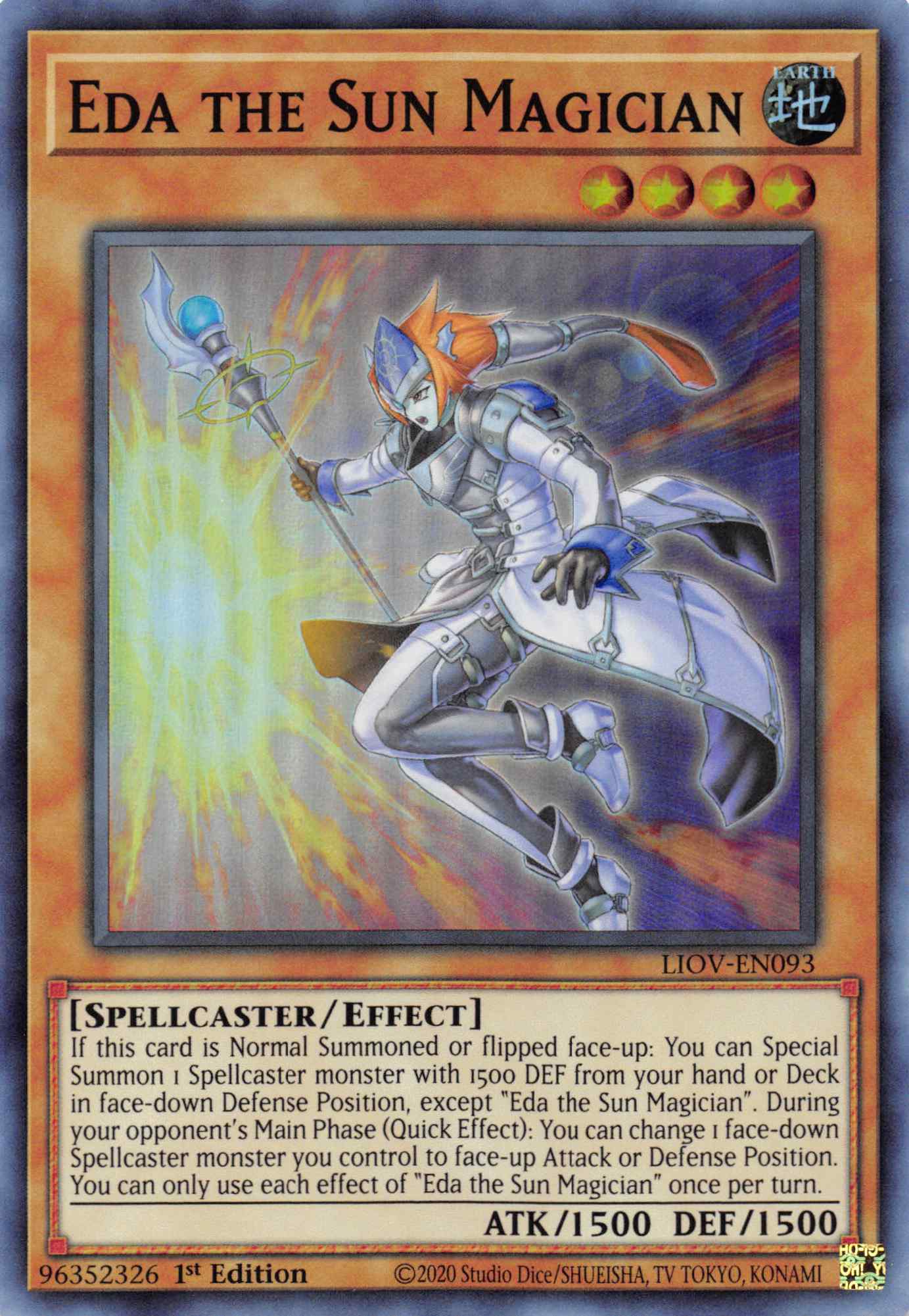 Eda the Sun Magician [LIOV-EN093] Super Rare | Exor Games Bridgewater