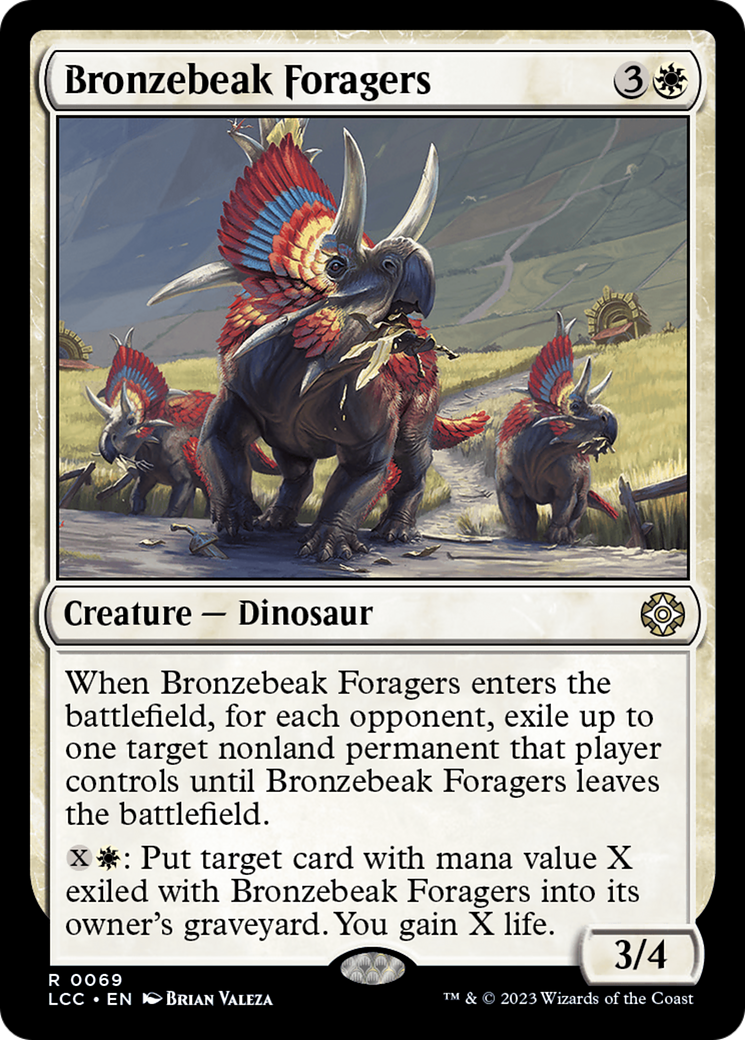 Bronzebeak Foragers [The Lost Caverns of Ixalan Commander] | Exor Games Bridgewater