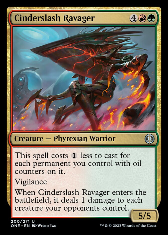 Cinderslash Ravager [Phyrexia: All Will Be One] | Exor Games Bridgewater