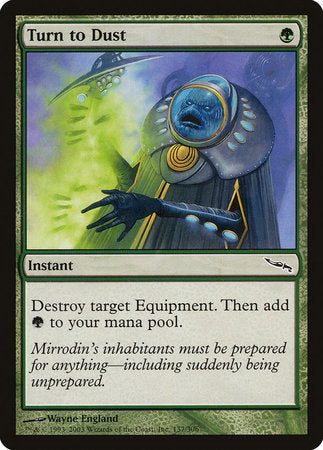 Turn to Dust [Mirrodin] | Exor Games Bridgewater