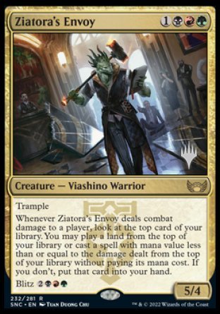 Ziatora's Envoy (Promo Pack) [Streets of New Capenna Promos] | Exor Games Bridgewater