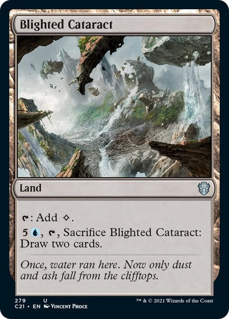 Blighted Cataract [Commander 2021] | Exor Games Bridgewater