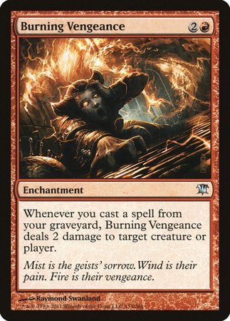 Burning Vengeance [Innistrad] | Exor Games Bridgewater