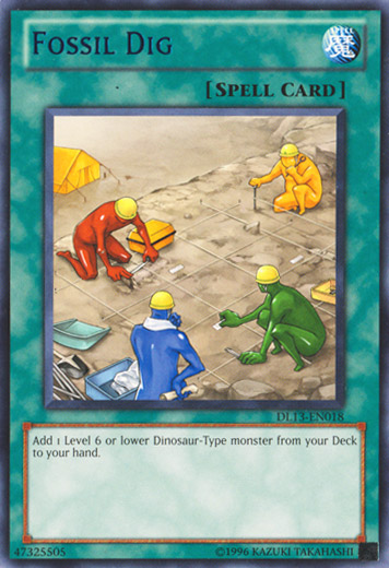Fossil Dig (Blue) [DL13-EN018] Rare | Exor Games Bridgewater