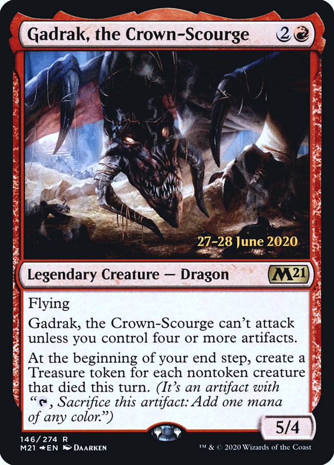 Gadrak, the Crown-Scourge  [Core Set 2021 Prerelease Promos] | Exor Games Bridgewater