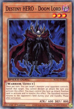 Destiny HERO - Doom Lord [SGX1-ENB02] Common | Exor Games Bridgewater