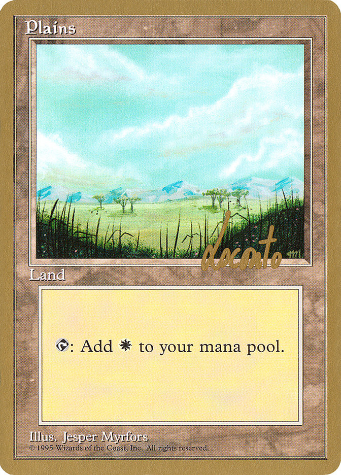 Plains (ml365) (Michael Loconto) [Pro Tour Collector Set] | Exor Games Bridgewater