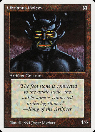Obsianus Golem [Summer Magic / Edgar] | Exor Games Bridgewater