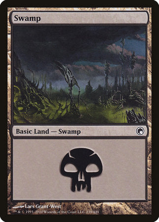 Swamp (239) [Scars of Mirrodin] | Exor Games Bridgewater