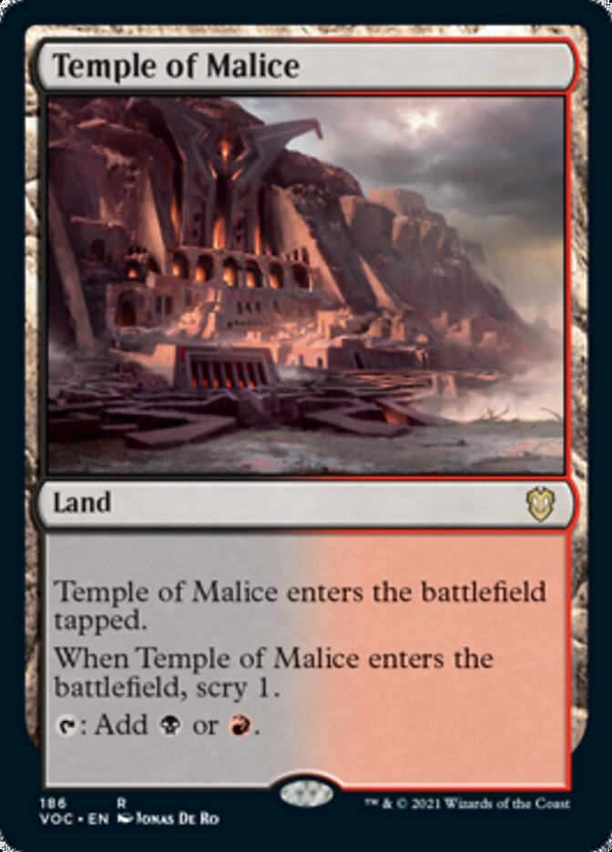 Temple of Malice [Innistrad: Crimson Vow Commander] | Exor Games Bridgewater