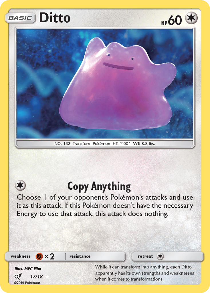 Ditto (17/18) [Sun & Moon: Detective Pikachu] | Exor Games Bridgewater