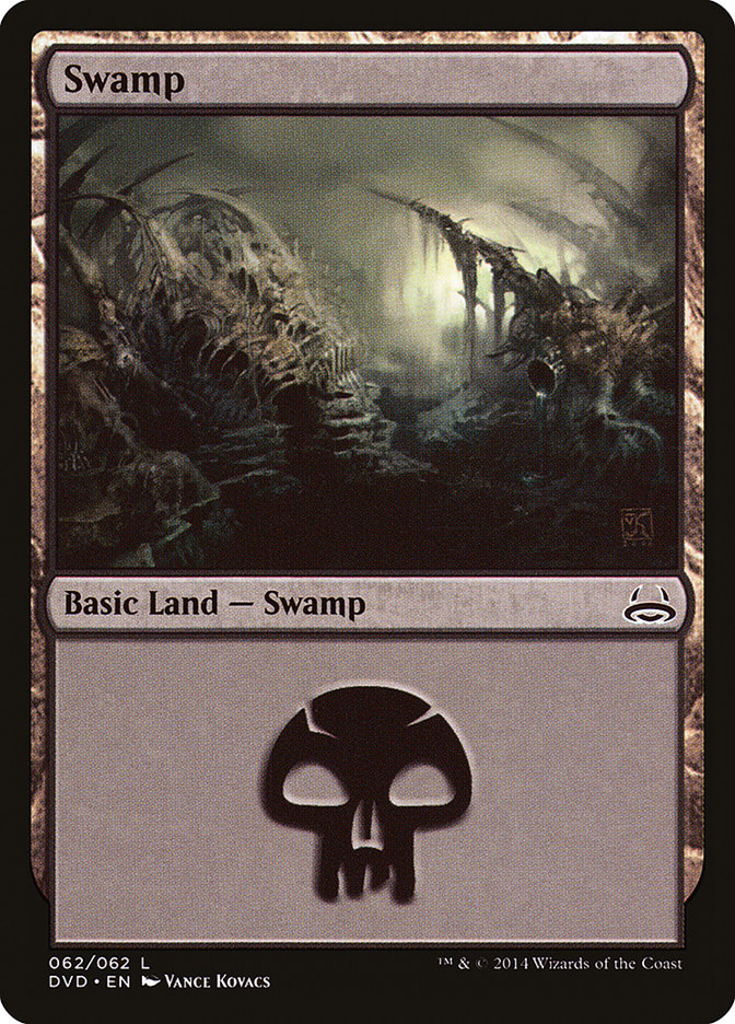 Swamp (62) (Divine vs. Demonic) [Duel Decks Anthology] | Exor Games Bridgewater