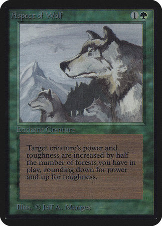 Aspect of Wolf [Limited Edition Alpha] | Exor Games Bridgewater