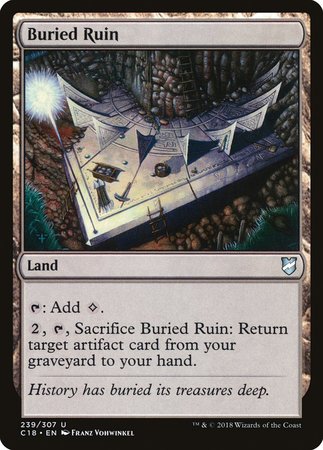 Buried Ruin [Commander 2018] | Exor Games Bridgewater