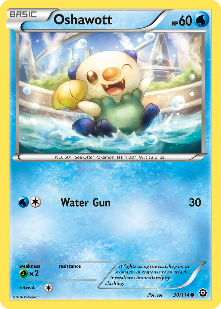 Oshawott (30/114) [XY: Steam Siege] | Exor Games Bridgewater
