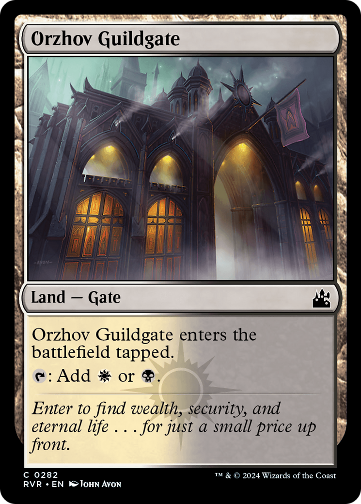 Orzhov Guildgate [Ravnica Remastered] | Exor Games Bridgewater