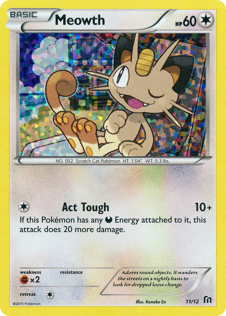 Meowth (11/12) [McDonald's Promos: 2016 Collection] | Exor Games Bridgewater