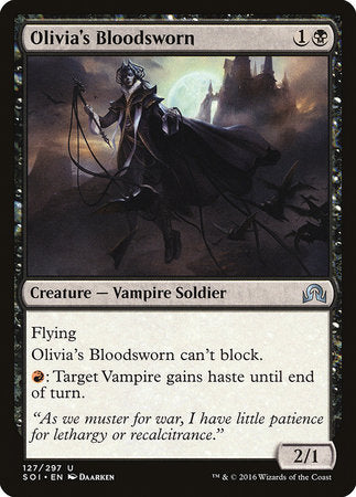 Olivia's Bloodsworn [Shadows over Innistrad] | Exor Games Bridgewater